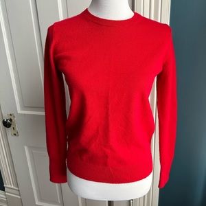 Beautiful Red Cashmere Everlane Sweater